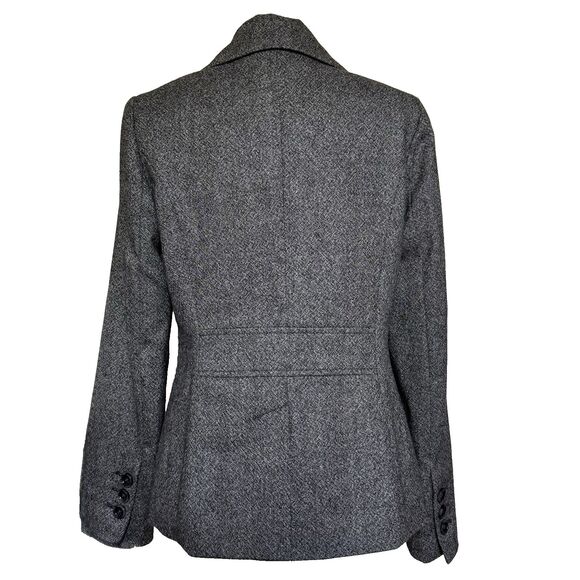 Eddie Bauer Gray Wool Blend Tailored Blazer Women’s 8 Classic Heritage Office - Picture 2 of 9